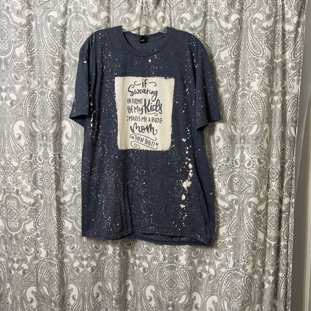 Custom bleach tee